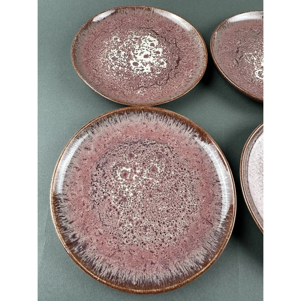 Anthropologie‎ Reactive Glaze Tapas Side Plates Set of 4 New In Box